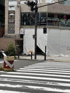 森ノ宮駅前の横断歩道